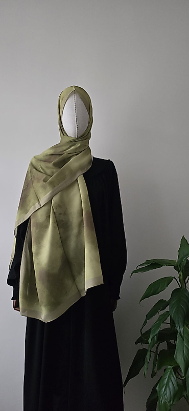 Duman Desenli Soft Şal