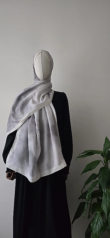 Duman Desenli Soft Şal