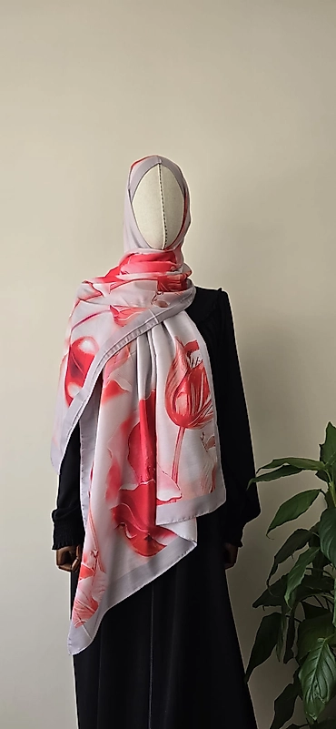 Florya Çiçeği Desenli Şal