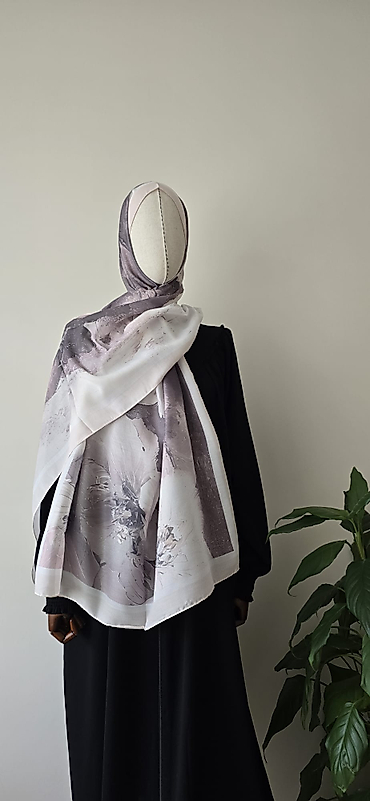 Yanık Fırça Desenli Pamuk Soft Şal