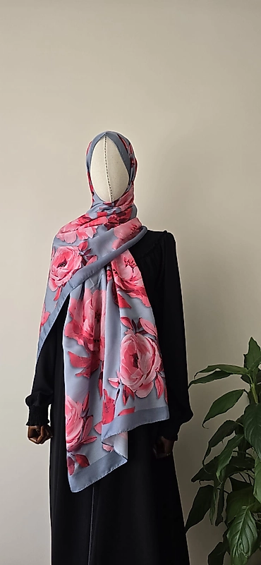 Açelya Çiçeği Soft Şal