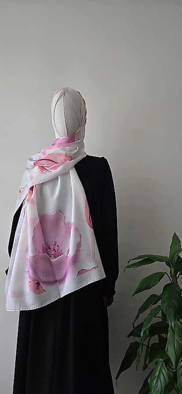 Florya Çiçeği Desenli Şal